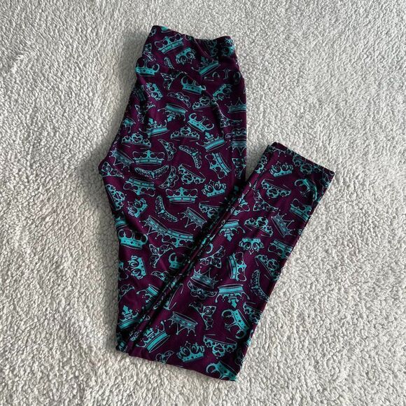 Lularoe Crown Leggings Size OS - Picture 1 of 2